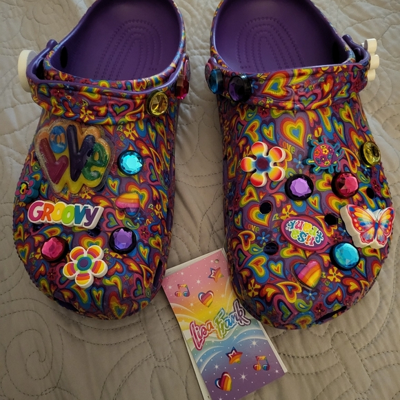 NIB Crocs Lisa Frank Adult Women’s 10/Men's 8 - Picture 13 of 13